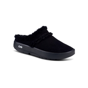 OOFOS(ウーフォス) Womens OOcOOzie Mule Black Black 24.0～25.0