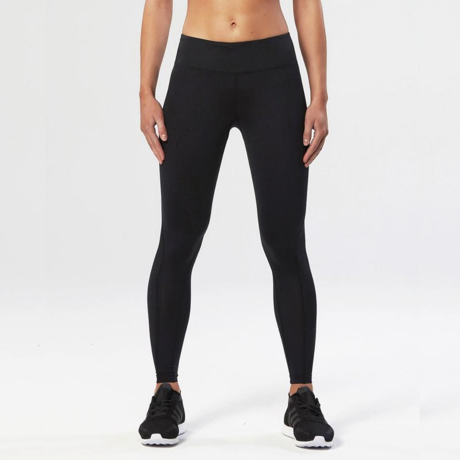 【レディース】2XU ツータイムズユー PWX ミッドライズコンプタイツ WA2864B BLK/DBK